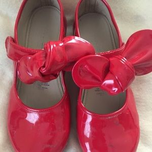 Beautiful red shoes for fancy dress up